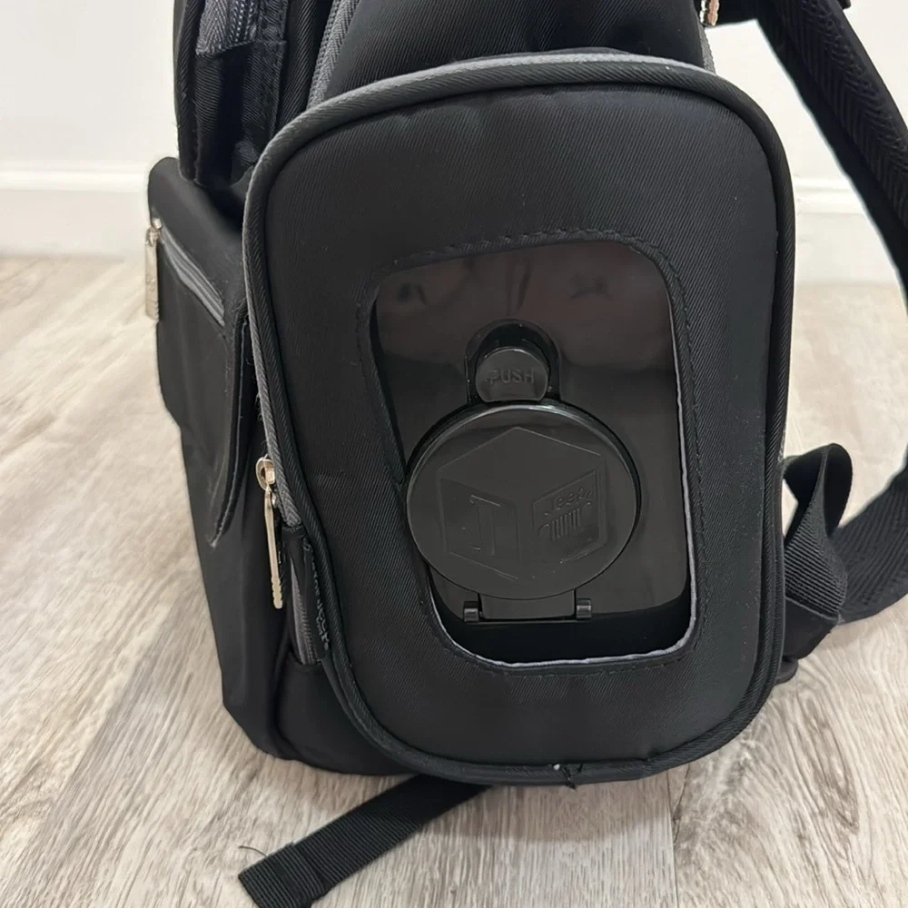 Converse Black backpack diaper bag